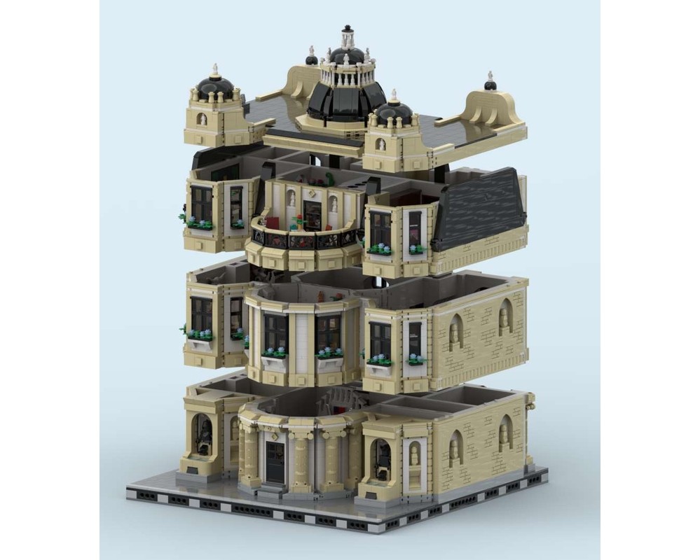 LEGO MOC-254572 The Livingstone Palais - Modular Building on MILS plate ...