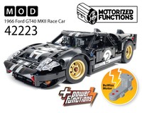 42223 1966 Ford GT40 MKII Race Car RC MOD for Power Function & BuWizz Mortors
