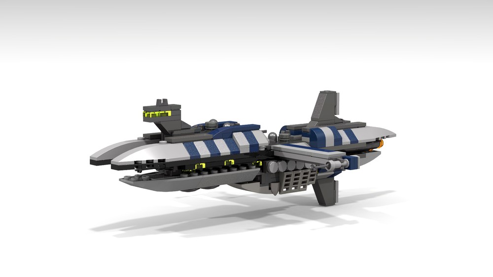 LEGO Munificent Class Frigate | Micro by DarthDesigner | Rebrickable - with LEGO