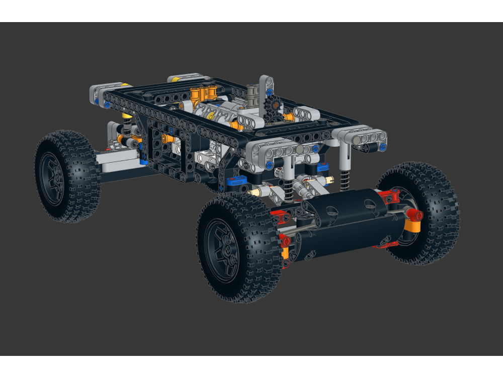 LEGO MOC-254669 Kamaz Truck-Chasis | Middle Engine placement by ...