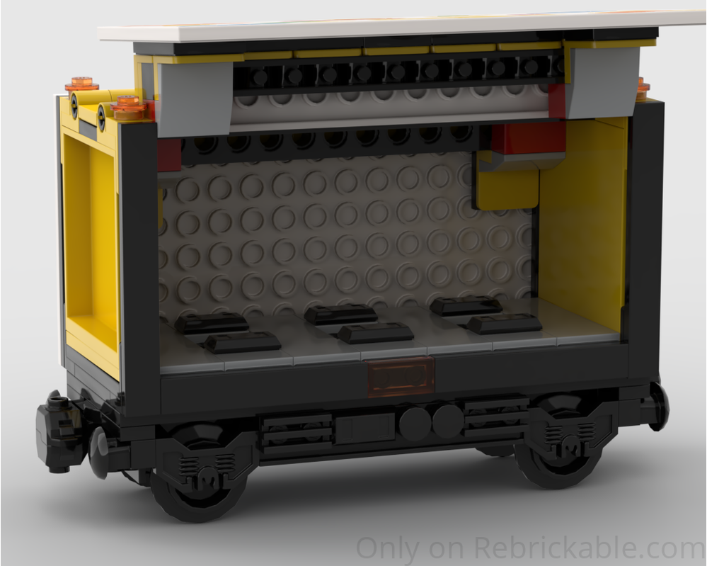 LEGO MOC-254689 Lego Cargo Train Box Car by DailyWeeklyBuilds ...
