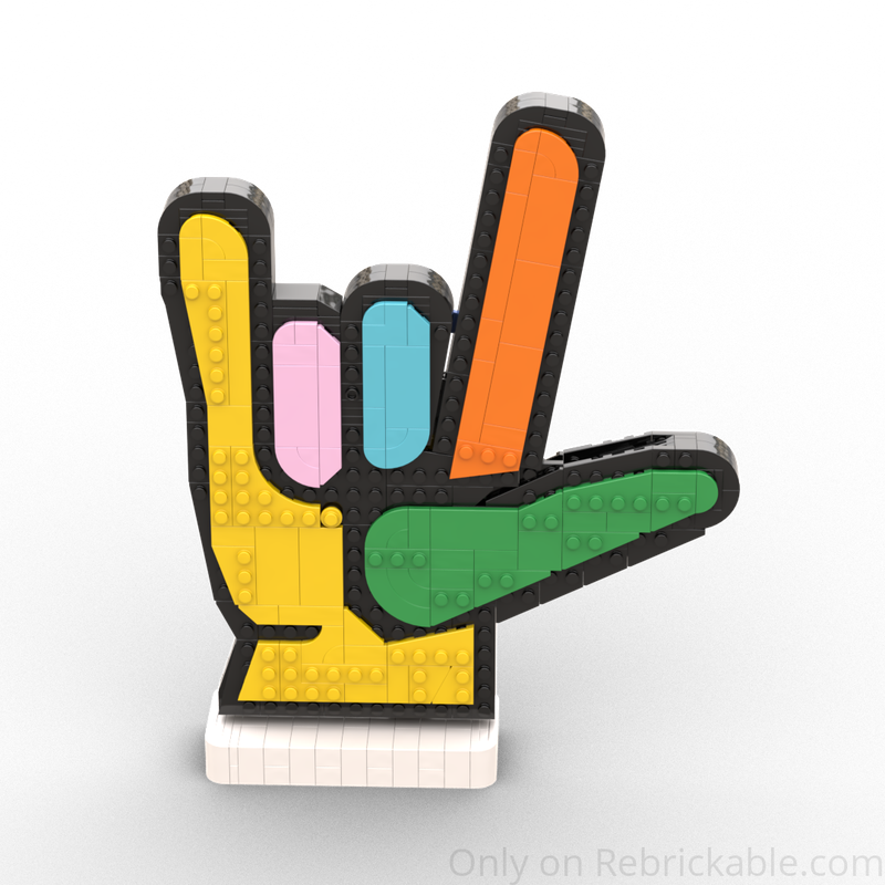 LEGO MOC-254706 American Sign Language 