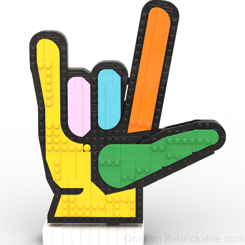LEGO MOC-254706 American Sign Language 