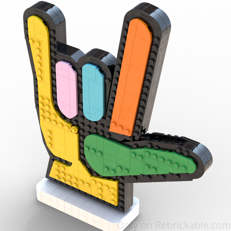 LEGO MOC-254706 American Sign Language 