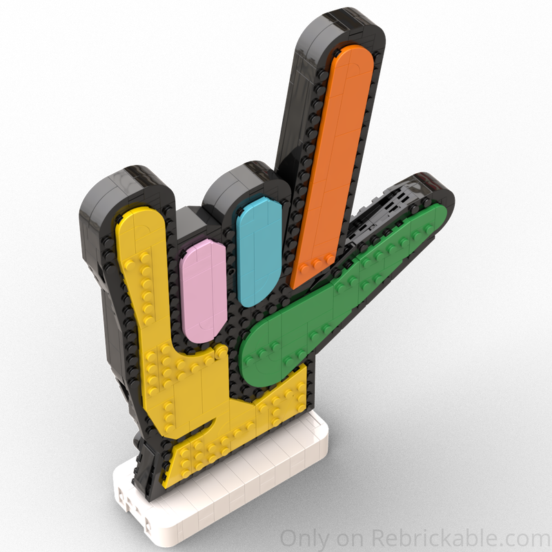 LEGO MOC-254706 American Sign Language 