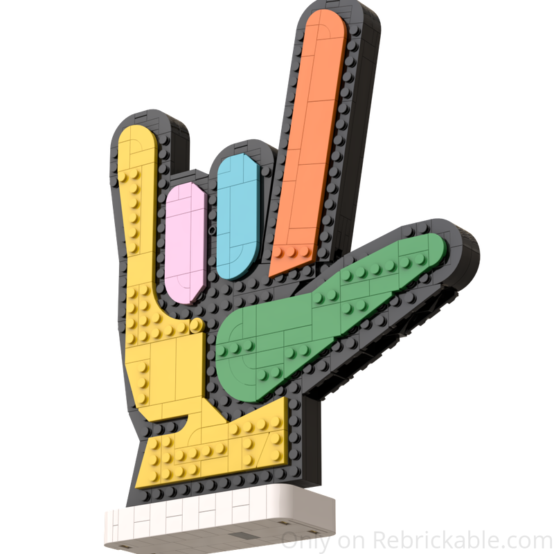 LEGO MOC-254706 American Sign Language 