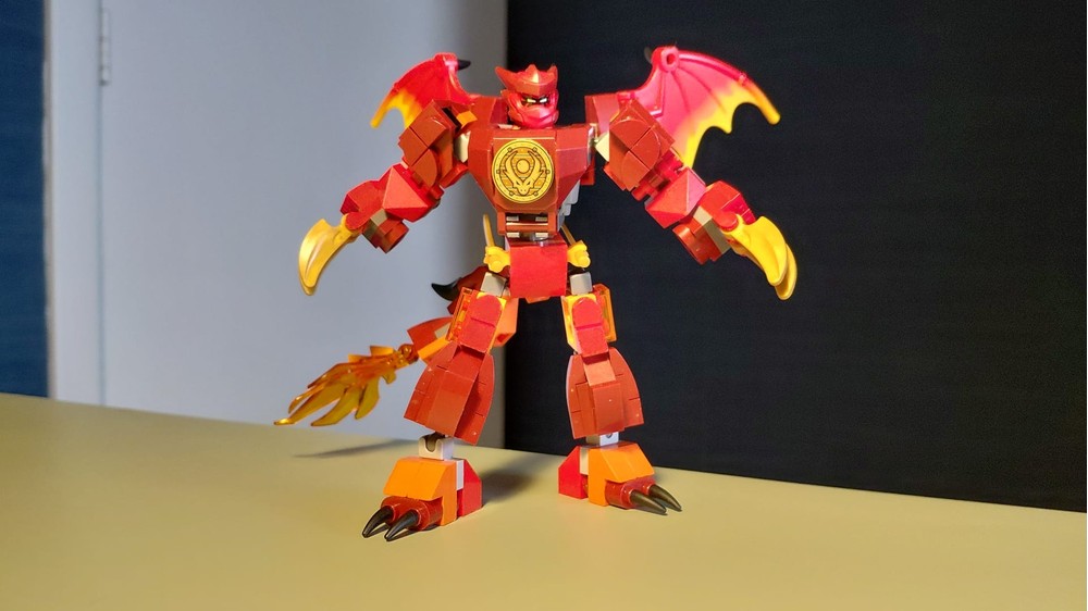 LEGO MOC-254818 Kai's Fierce Dragon Mech by EzahNetreeg | Rebrickable ...