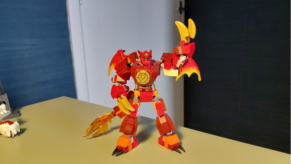 LEGO MOC-254818 Kai's Fierce Dragon Mech by EzahNetreeg | Rebrickable ...