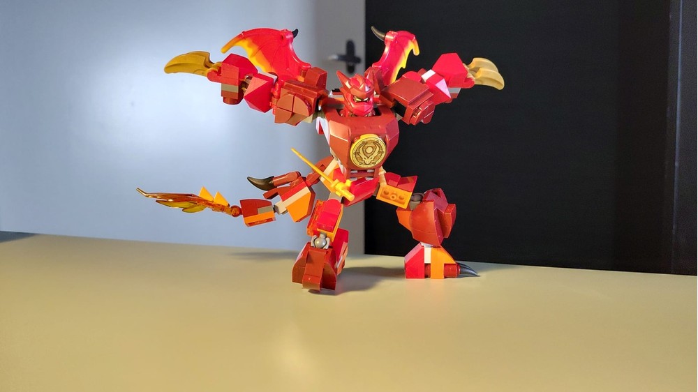 LEGO MOC-254818 Kai's Fierce Dragon Mech by EzahNetreeg | Rebrickable ...