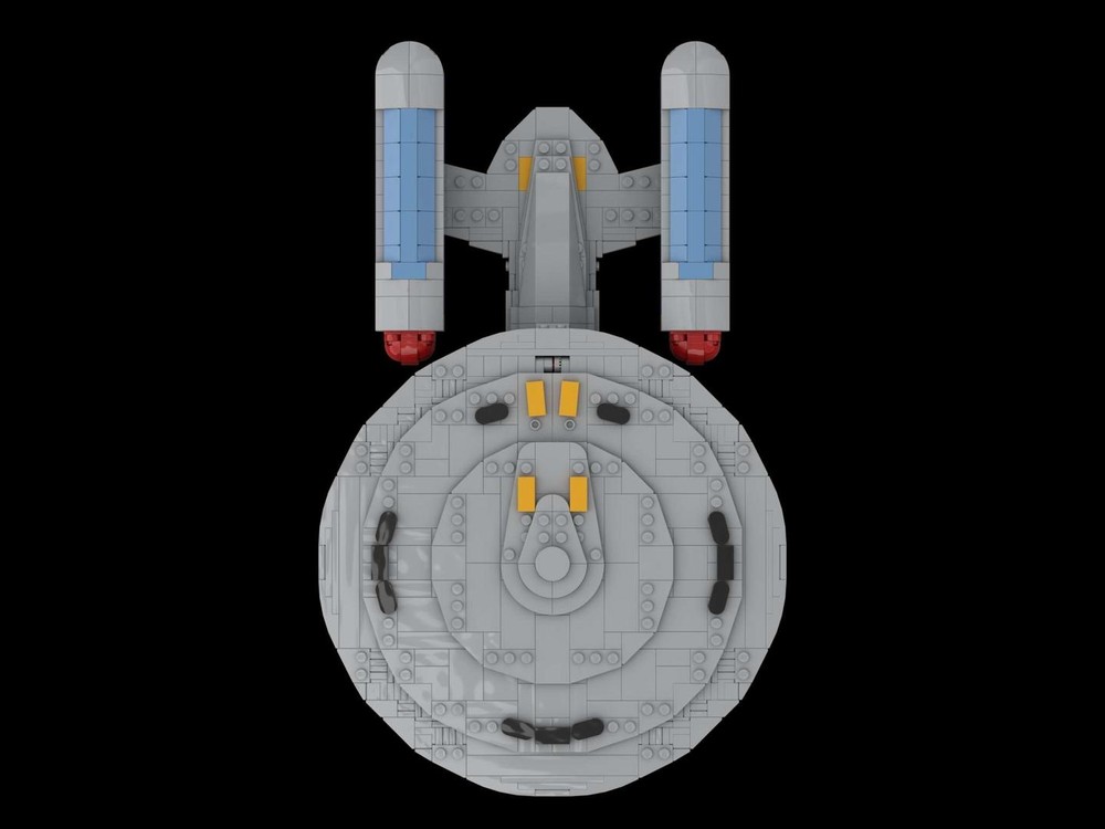 LEGO MOC-254851 Star Trek Ambassador Class (USS Enterprise C) + Refit ...