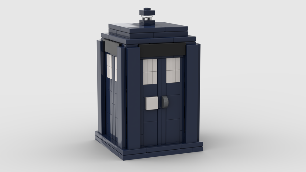 LEGO MOC-254870 TARDIS Police Box by Aethersprite | Rebrickable - Build ...