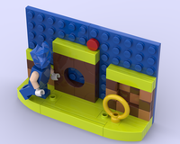Green Hill Zone- STH scene for set 40774