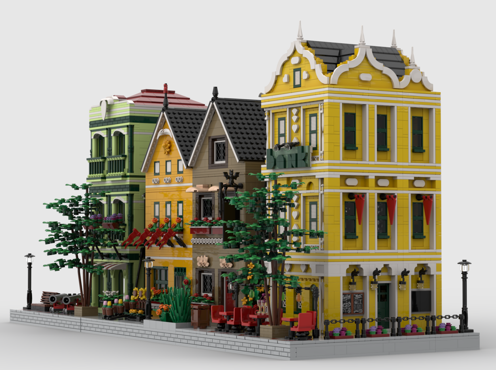 LEGO MOC-254928 Handelskade Curacao - World Heritage by Cvanhulle