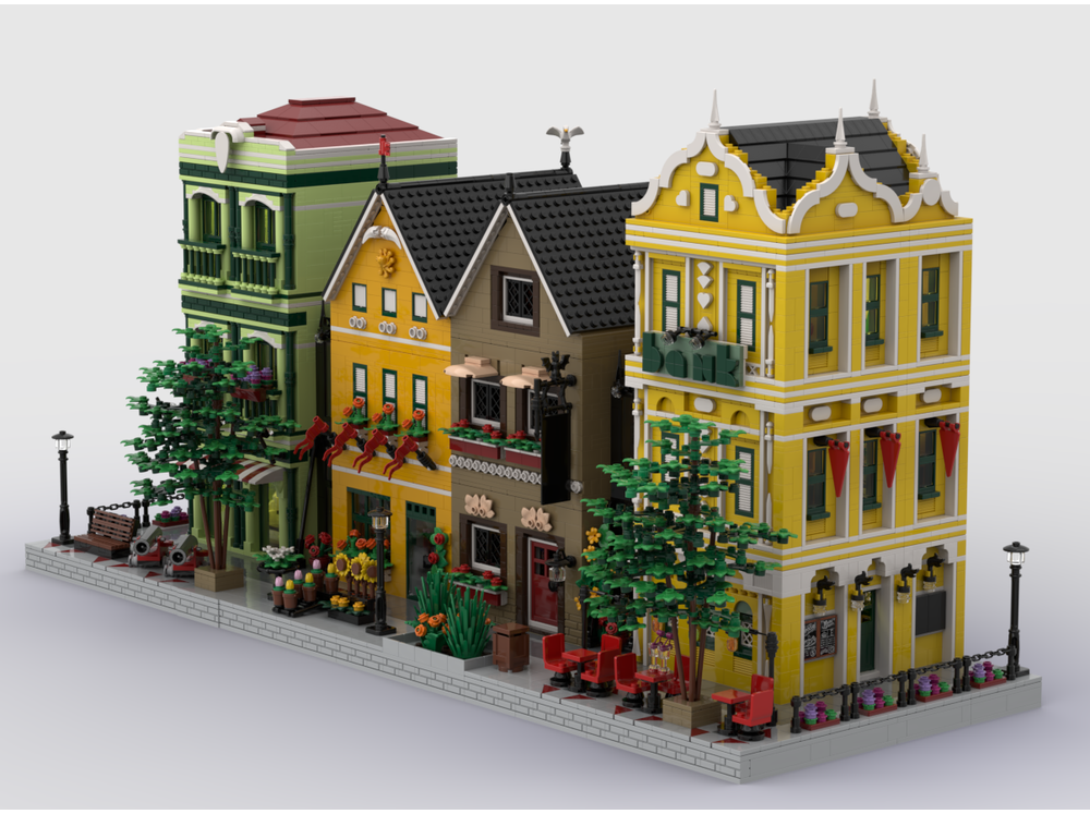 LEGO MOC-254928 Handelskade Curacao - World Heritage by Cvanhulle