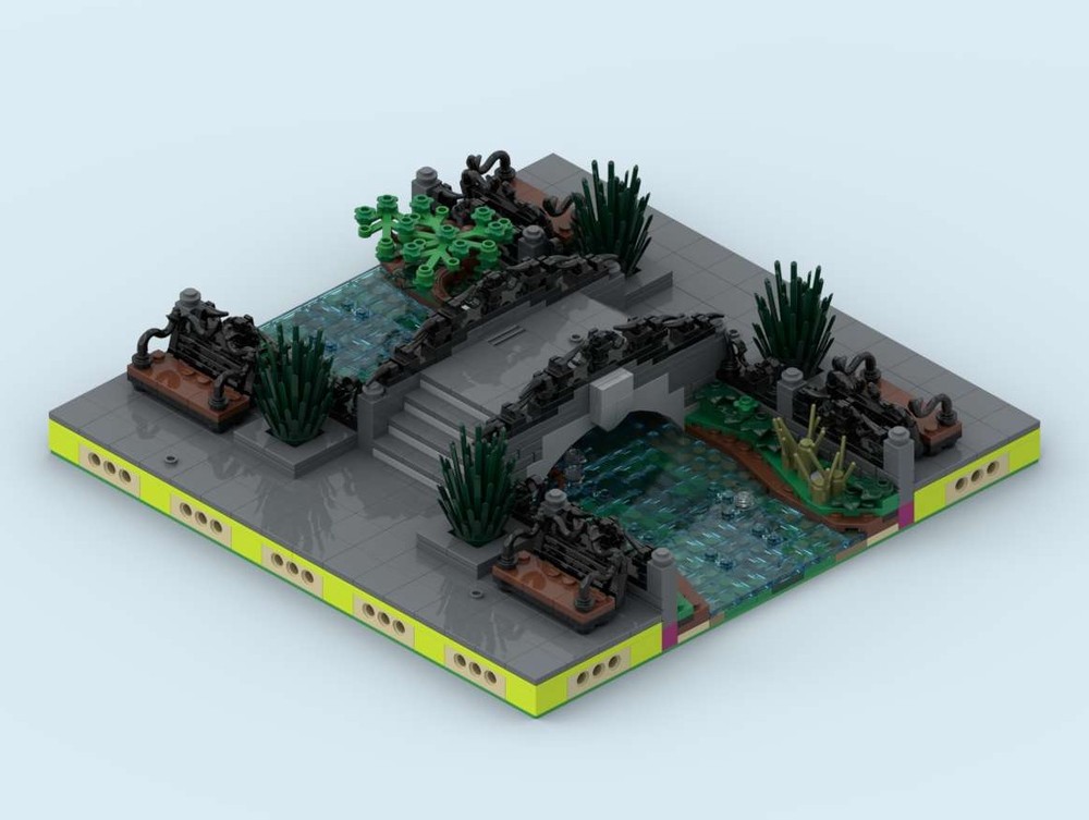 LEGO MOC-254953 MILS Canal Pedestrian Bridge V1 by Bricktopolis ...