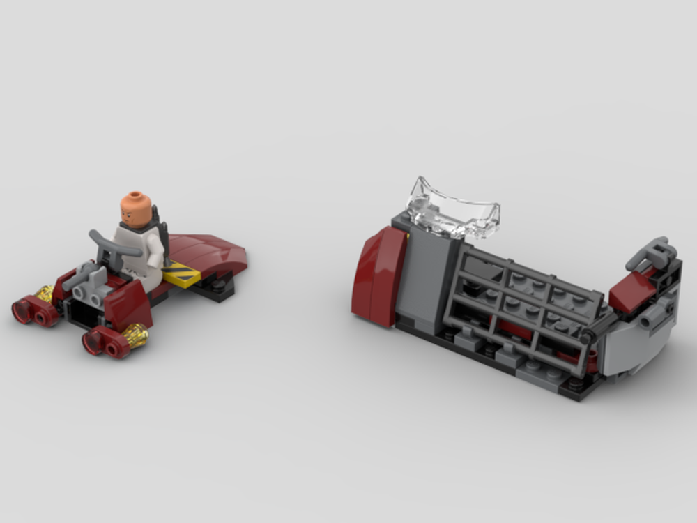 LEGO MOC-254968 Clone Outpost and Speeder (75449 ALT) by TinyTurtle11 ...