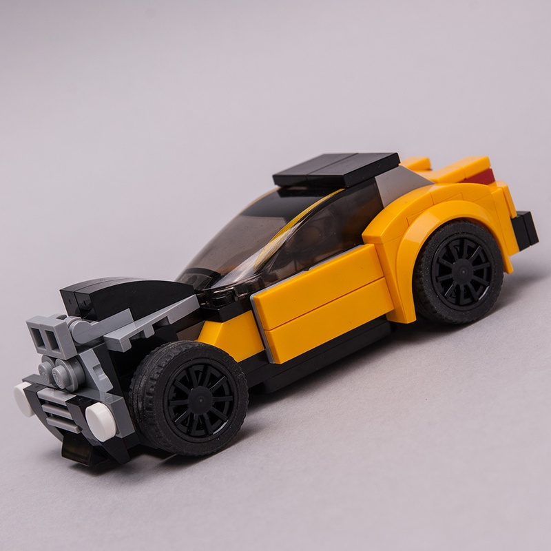 LEGO MOC HotRod by Keep On Bricking Rebrickable - LEGO