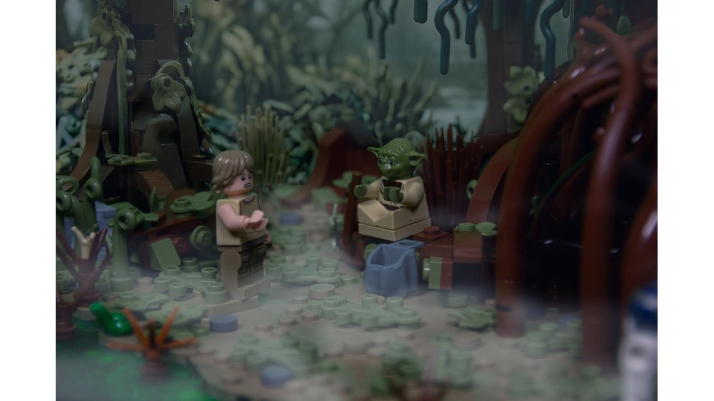 LEGO MOC-254991 Dagobah Dark Side Cave Diorama by sw_lab | Rebrickable ...