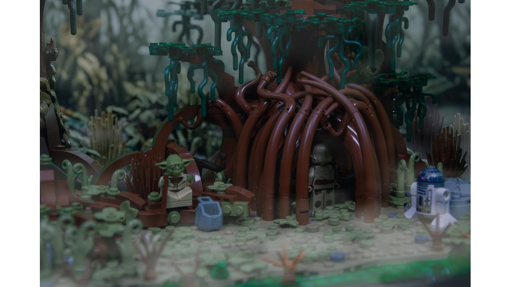 LEGO MOC-254991 Dagobah Dark Side Cave Diorama by sw_lab | Rebrickable ...