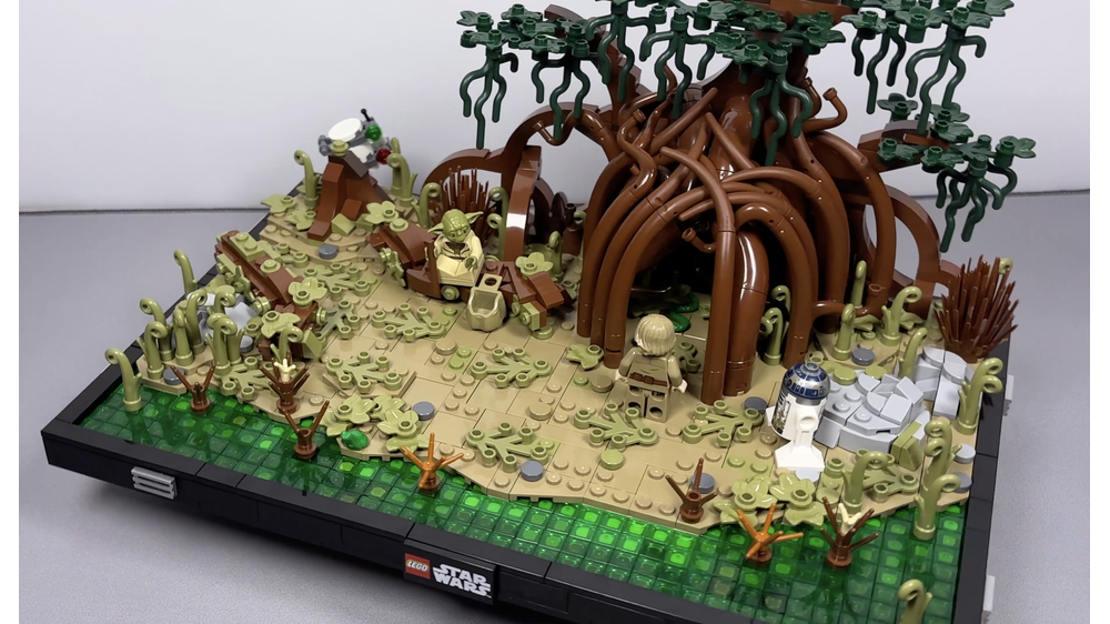 LEGO MOC-254991 Dagobah Dark Side Cave Diorama by sw_lab | Rebrickable ...
