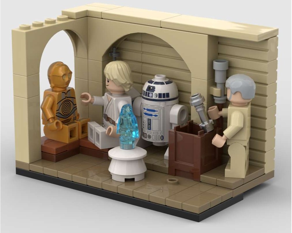 LEGO MOC-255021 SW Logo Minifig Module-8: Obi-Wans Hut by SB-22 Designs ...