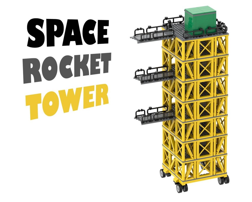 LEGO MOC-255109 Tintin Rocket Launch Tower by tkel86 | Rebrickable ...