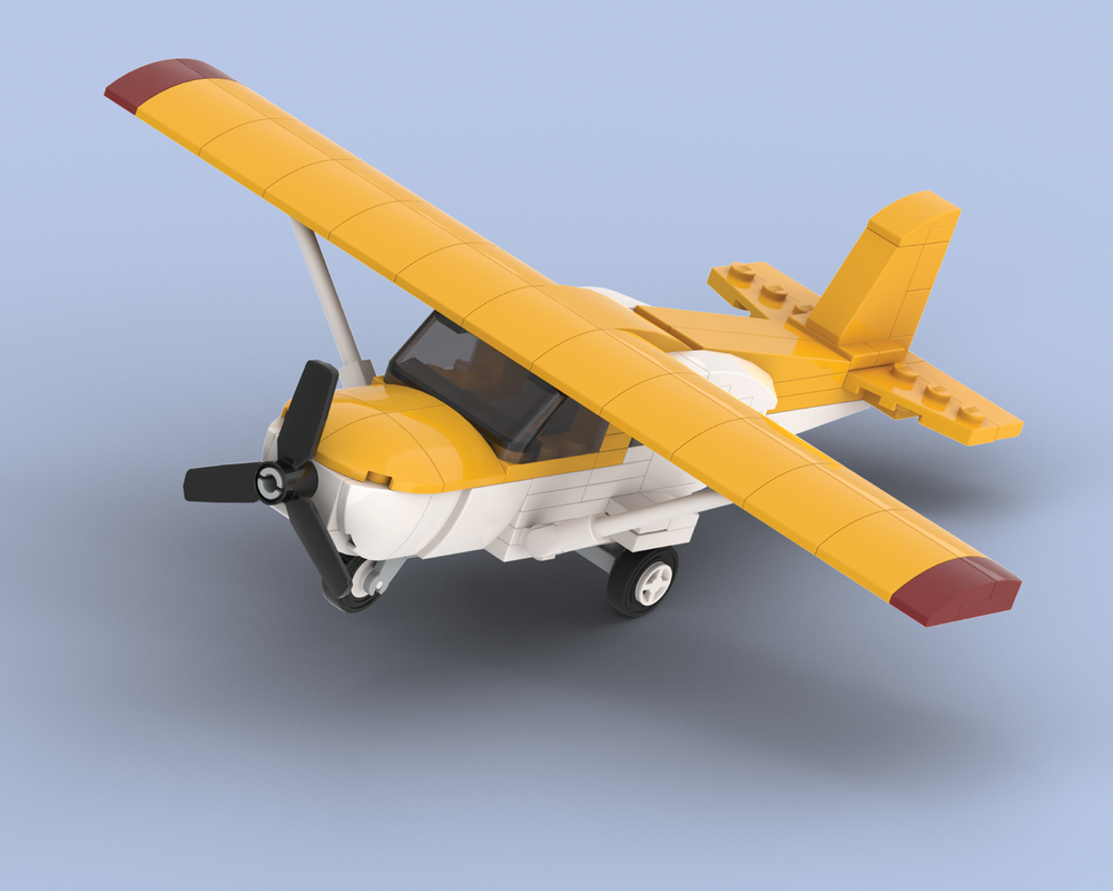 LEGO MOC-255140 Propeller Plane by Artbrix | Rebrickable - Build with LEGO