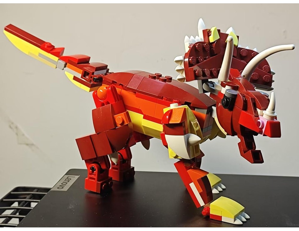 LEGO MOC-255209 roaring triceratops by felix.fang | Rebrickable - Build ...