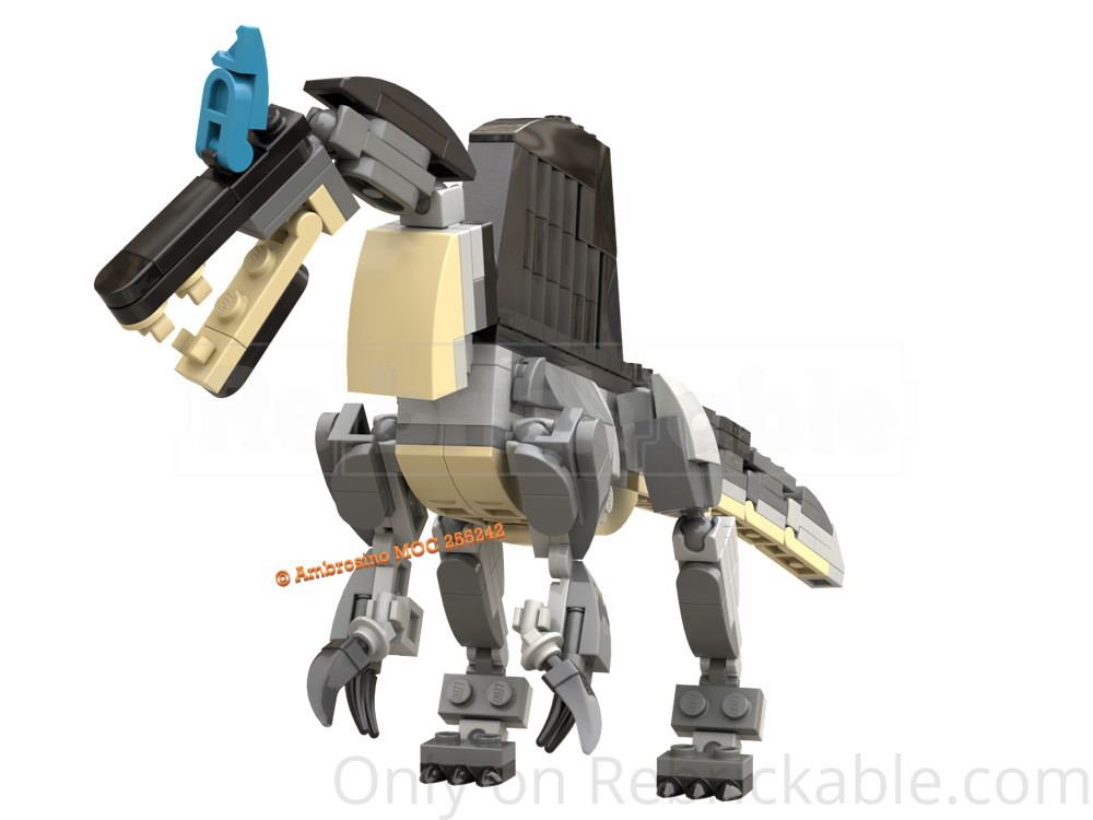 LEGO MOC-255242 Spinosaurus mirabilis (minifig scale) by Ambrosino