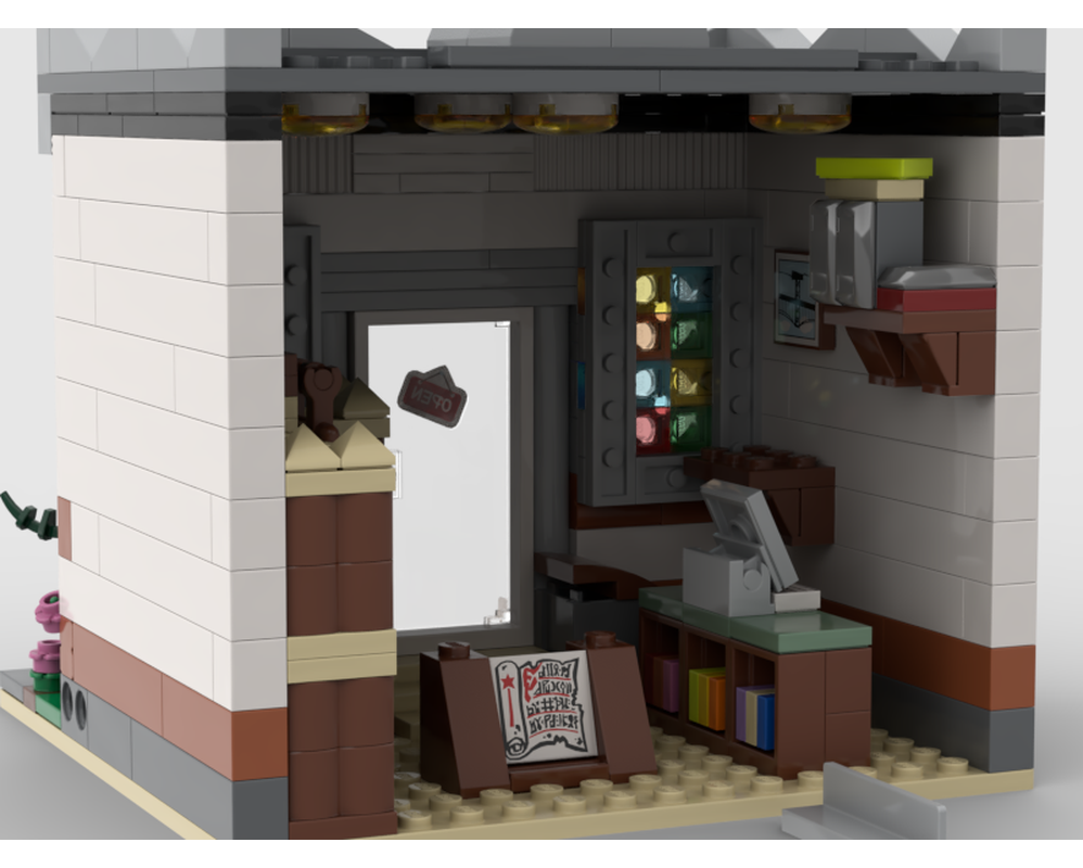 LEGO MOC-255307 Small LEGO City Library by DuploDadandTwoMinifigs ...