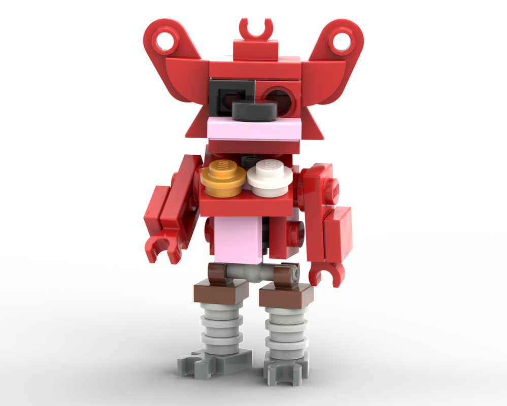 LEGO MOC-255322 FNaF 1 Foxy by CodaCytro | Rebrickable - Build with LEGO