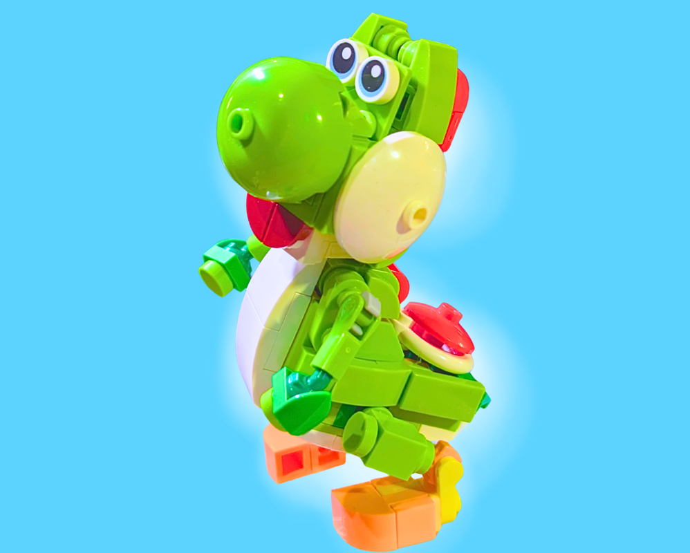 LEGO MOC-255407 Yoshi figure by TheMarioBrick | Rebrickable
