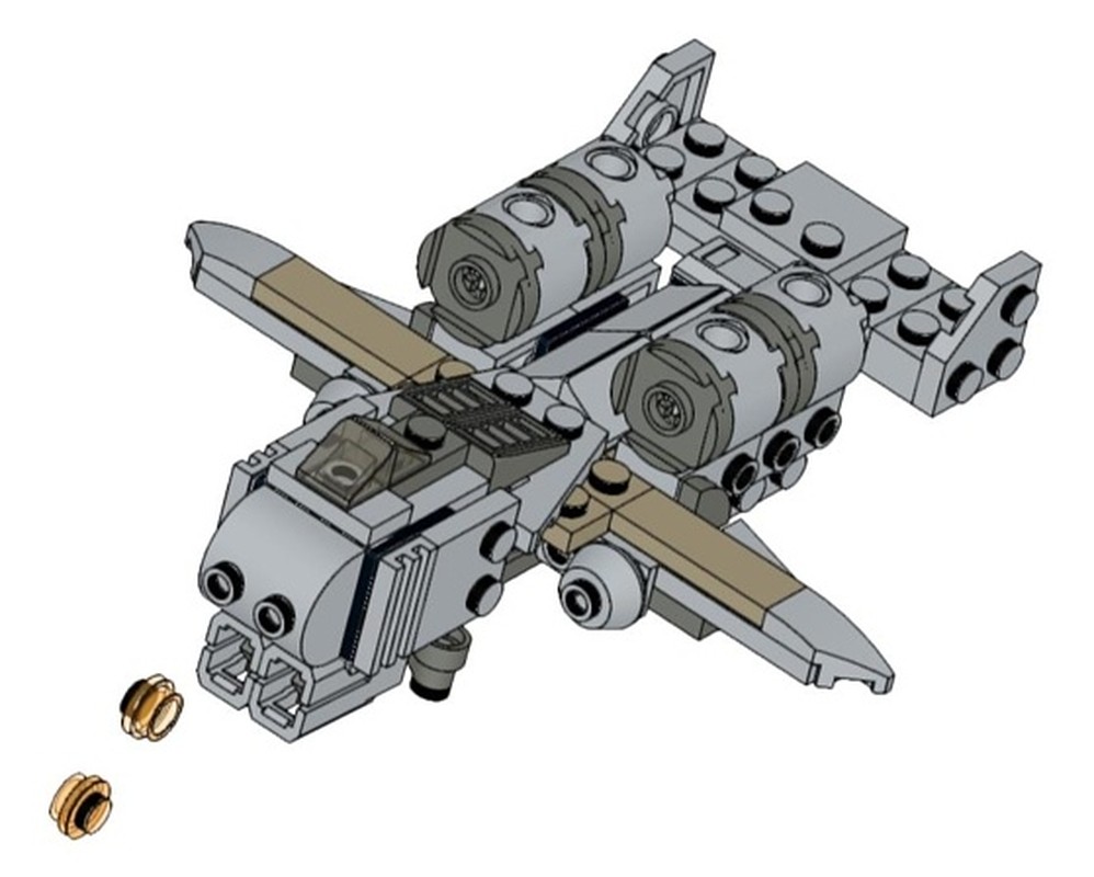 LEGO MOC-255421 75321 improved Mini A10 Thunderbolt II by ...