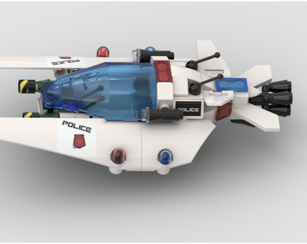 LEGO MOC-255434 Space Police Interceptor by Quiet__ | Rebrickable ...