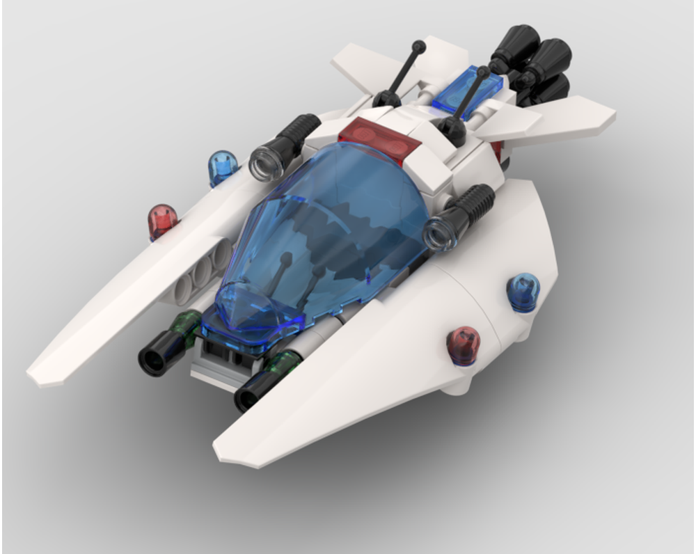 LEGO MOC-255434 Space Police Interceptor by Quiet__ | Rebrickable ...