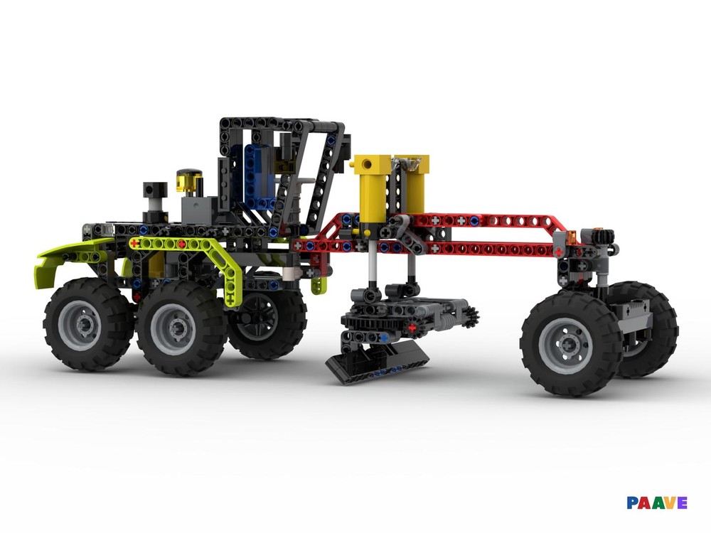 LEGO MOC-255470 8049 Grader by paave | Rebrickable - Build with LEGO