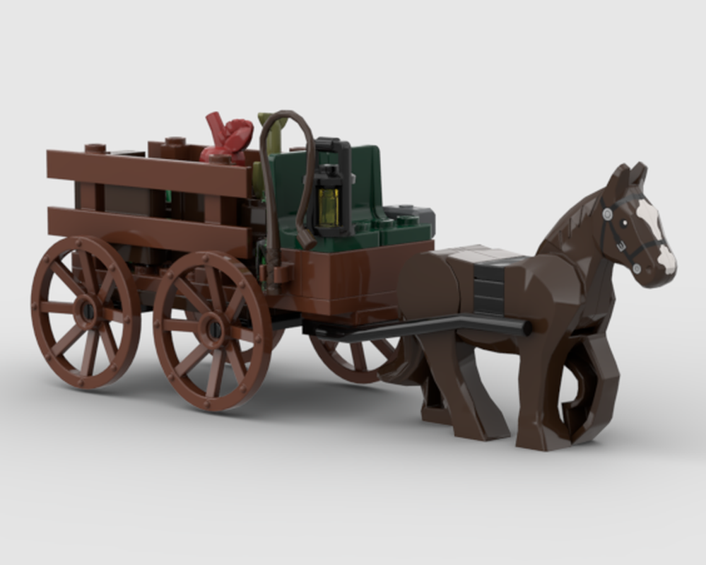 LEGO MOC-255477 MEDIEVAL WAGON by karenbock | Rebrickable - Build with LEGO