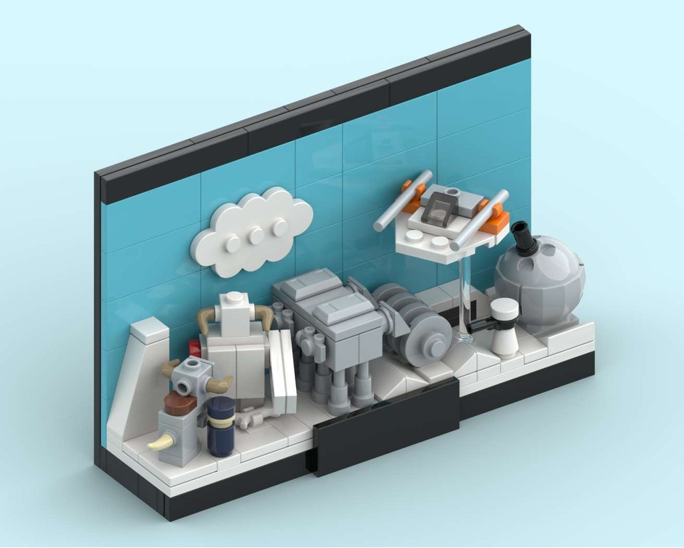 LEGO MOC-255506 Hoth Postcard by Loocifur | Rebrickable - Build with LEGO