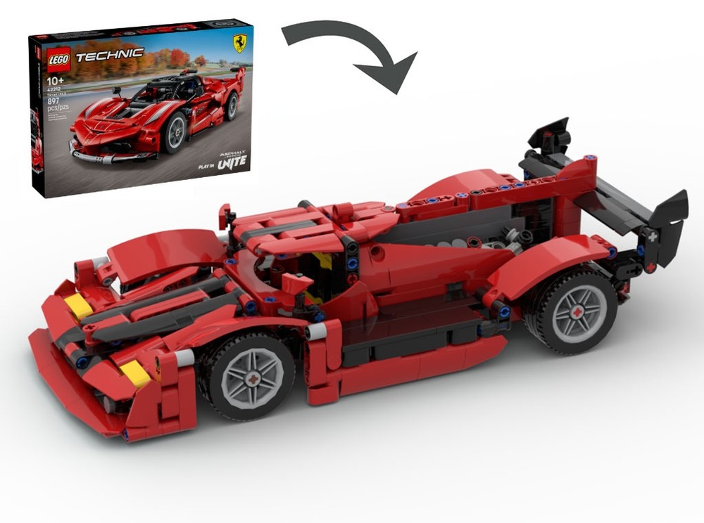 ミルコ赤富士 LEGO MOC-255599 42212 - Le Mans Crimson Apex by XaeroZKota