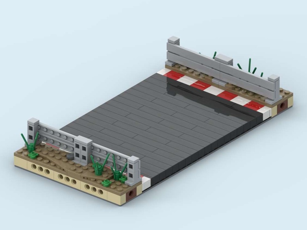 LEGO MOC-255640 MILS Racetrack Half Straight V1 by Bricktopolis ...
