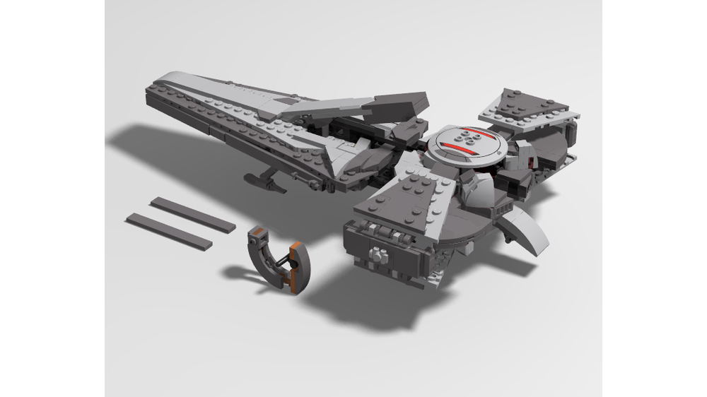 LEGO MOC-255656 Sith Infiltrator Total Conversion - Playscale Scimitar ...