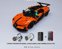 [RC] LEGO Technic 42222 Bugatti Chiron Pur Sport Hypercar with 1 PF M and 1 Servo motor