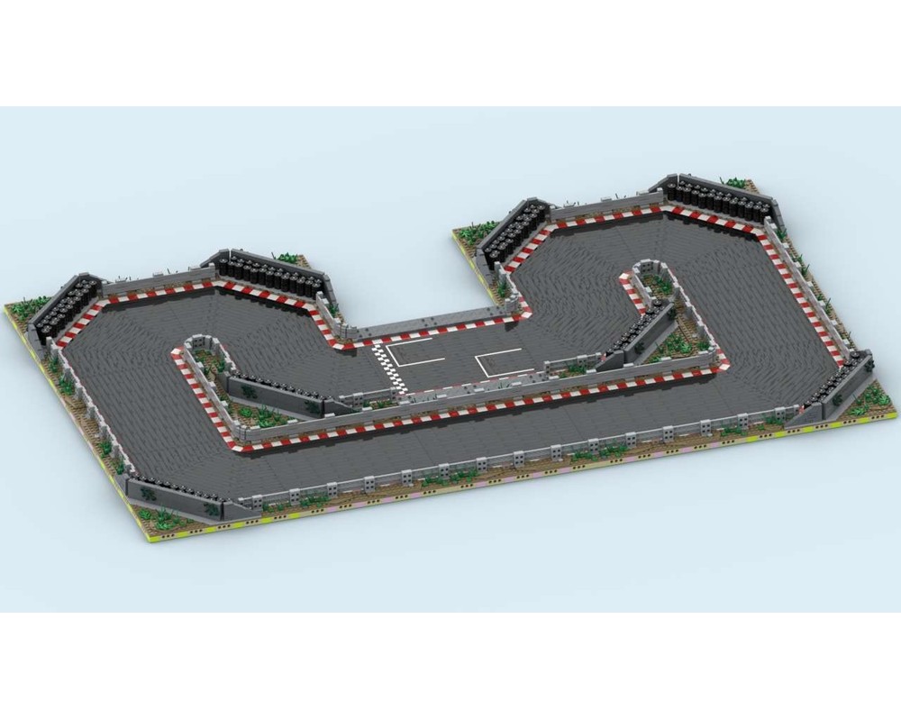 LEGO MOC-255707 MILS Racetrack Pit Lane Way in V1 by Bricktopolis ...