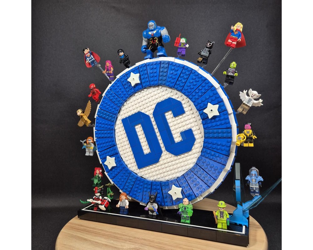 LEGO MOC-255717 DC Logo & Display - 1976 & 2024 by the_bricked_cave ...