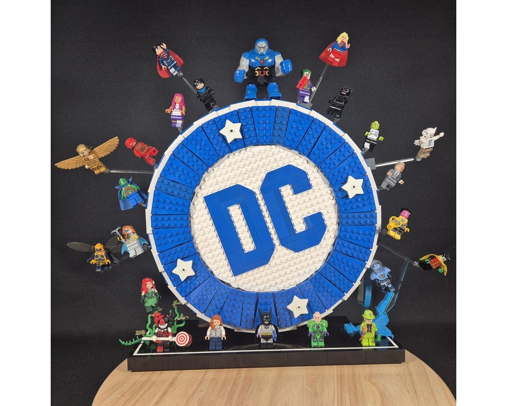 LEGO MOC-255717 DC Logo & Display - 1976 & 2024 by the_bricked_cave ...