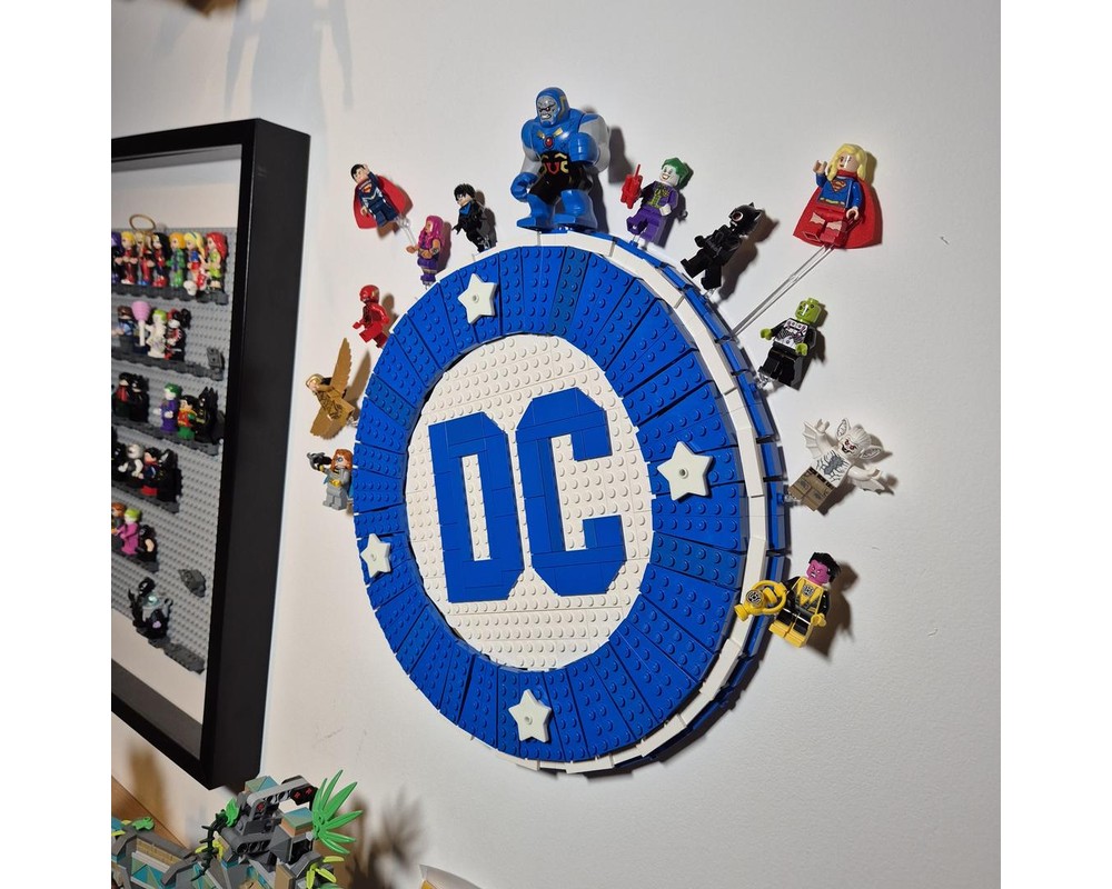 LEGO MOC-255717 DC Logo & Display - 1976 & 2024 by the_bricked_cave ...