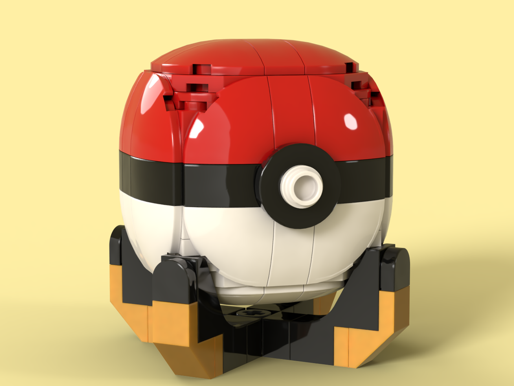 LEGO MOC-255731 Pokeball by Sire_Mew | Rebrickable - Build with LEGO