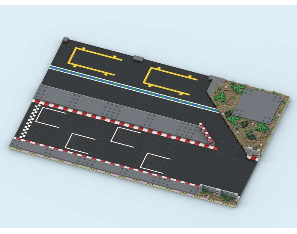 LEGO MOC-255801 MILS Racetrack Pit Stop V1 by Bricktopolis ...