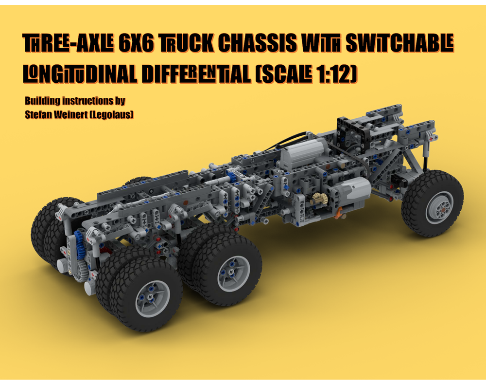 LEGO MOC-255826 Three-Axle 6x6 Truck Chassis With Switchable ...