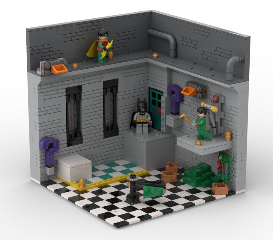 LEGO MOC-256144 The riddler- Vault of riddles by Txizu | Rebrickable ...